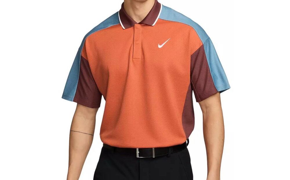 Nike Golf Club Dri-Fit Polo Top Mens X-LARGE XL Vintage Coral